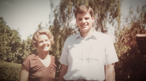 Steve Rhos's mother (left) pictured with Steve Rohs (right)